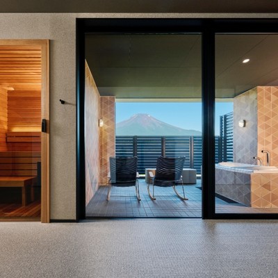 富士山の見える全室個室サウナ付旅館　しずく