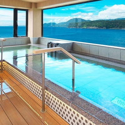 目の前に伊豆の海が広がる絶景の温泉宿で『清掃』のおてつたび。9〜14時勤務◎女性スタッフが多く活躍しています！