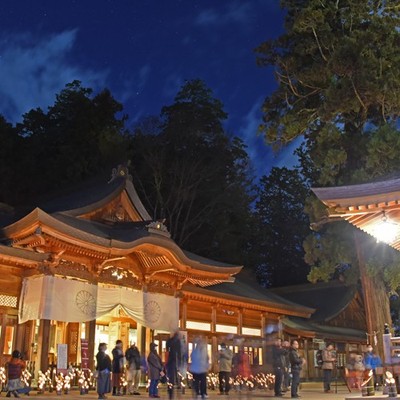 【長野・安曇野】冬の夜を灯す「神竹灯」運営サポートのおてつたび！1万本の竹灯籠が安曇野の夜を照らす。地元の人と一緒に、冬をあたためる灯りをともそう。